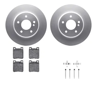 R1 Concepts WDUH1-63135 Carbon Series Brake Rotors W/ 5000 Oep Brake Pads & Hdw